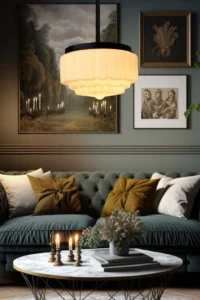 art deco chandelier