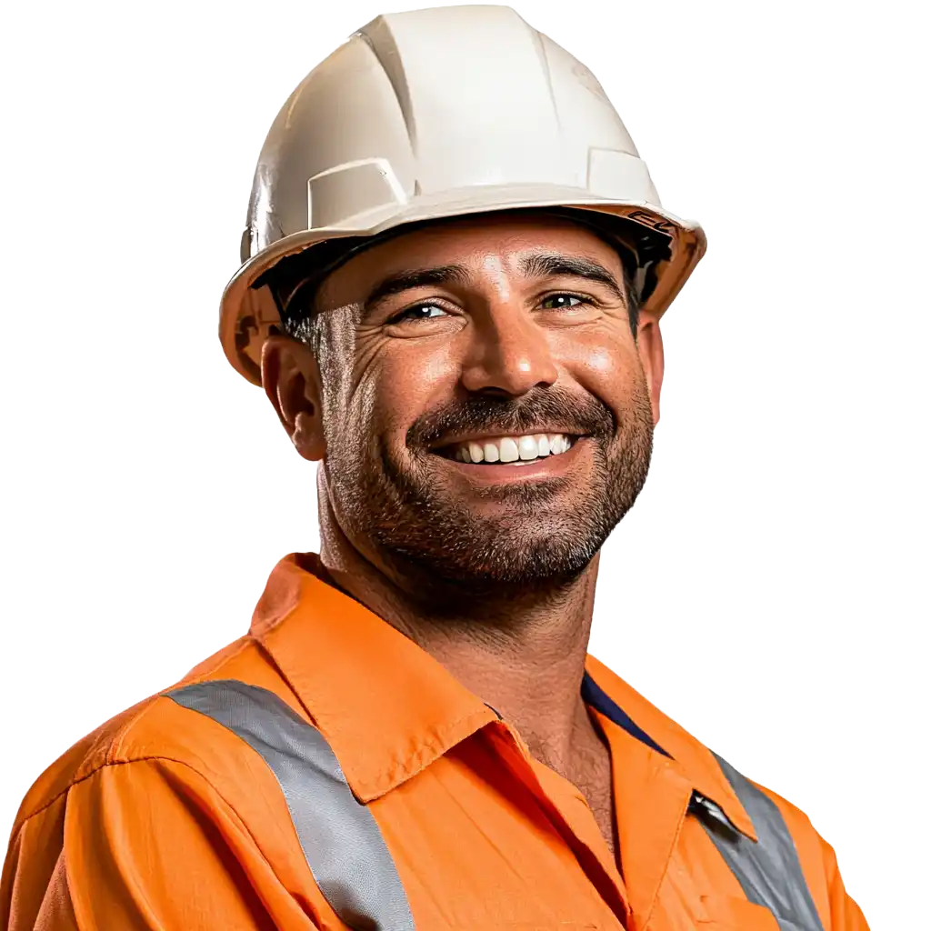 electrician smiling