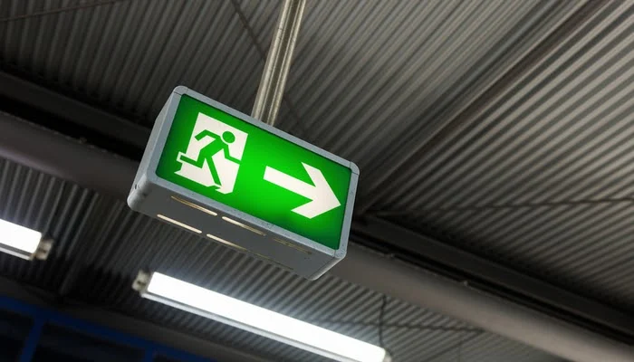emergency exit light