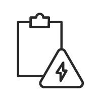 electrical safety check icon