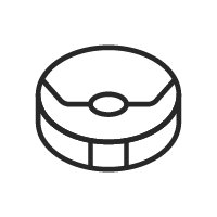 smoke alarm installation icon